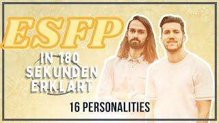 ESFP (Entertainer) in 180 Sekunden erklärt | 16 Personalities