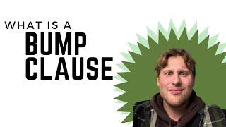 What is a Bump Clause? - Your SECRET to a WINNING Offer!