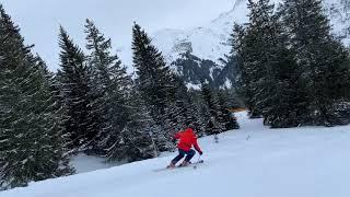 Brett Hard in Lech 2020 - right after breakfast...