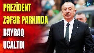 Prezident İlham Əliyev və ailə üzvləri Zəfər parkında: SON DƏQİQƏ məlumatlarını çatdırırıq