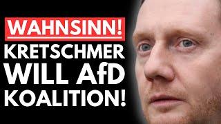 PAUKENSCHLAG! KRETSCHMER AKZEPTIERT AfD-KOALITION?! BRANDMAUER FÄLLT ENDGÜLTIG!