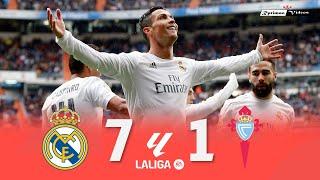 Real Madrid 7 x 1 Celta de Vigo (C. Ronaldo Poker) ● La Liga 15/16 Extended Goals & Highlights HD