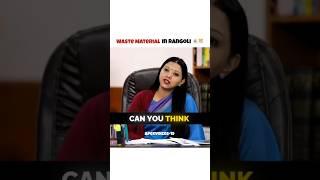 Waste Material in Rangoli || Ruchi Bindal ias interview