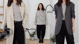 How to style OVERSIZE like a PRO. Fall/Winter capsule wardrobe.