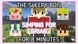 The sleepy bois simping for Grian for 8 minutes