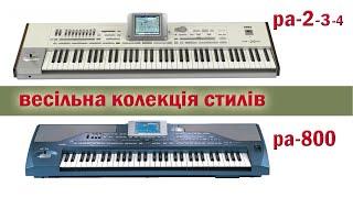 Korg pa2x-pro. Колекція стилів. (styles for Korg)