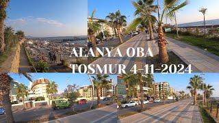 ALANYA KAILA HOTEL ПЛЯЖ МНОГО ЛЮДЕЙ 4 НОЯБРЯ ПРОГУЛКА НАБЕРЕЖНАЯ ОБА ТОСМУР