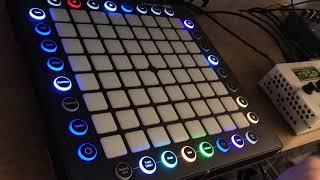 FLOW Demo #3 -- Sequencer firmware for Novation Launchpad Pro