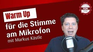 Stimmtraining - WarmUp für die Stimme am Mikrofon