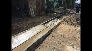 Kho Tư liệu Xây dựng - Các bước thi công bó vỉa bê tông của đường giao thông