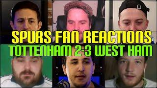 SPURS FANS REACTION TO TOTTENHAM 2-3 WEST HAM | FANS CHANNEL