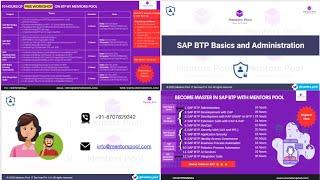 Day 1 - BTP Workshop  | SAP BTP Administration Training  | SAP BTP Admin Training | SAP BTP Admin