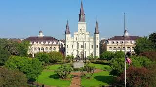 French Quarter, New Orleans Aerial Video Tour