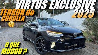 VIRTUS EXCLUSIVE 2025 Melhor que Toyota Corolla GLI? O que muda na linha 2025?