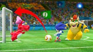 Mario and Sonic at the Olympic Games Tokyo 2016 Football Sonic’s Speed vs Bowser, Bowser Jr & Daisy