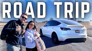 2,000 Mile Tesla Model Y Road Trip: Vegas to Chicago for Christmas