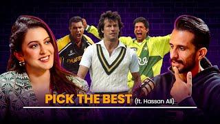 Pick the BEST BOWLER ft. Hasan Ali | Waqar Younis or Imran Khan, Bumrah or Steyn? | Hassan Podcast