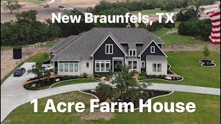 New Braunfels, TX 1 Acre Stunning Farm House for Sale | Starting in the mid $700’s