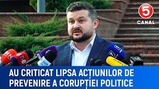 Au criticat lipsa acțiunilor de prevenire a corupției politice