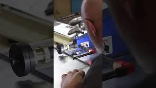 It's all about precision and the art of being patient. This Mittler brothers tool it makes it easy