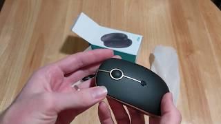 Jelly Comb Wireless Mouse Box Opening Review; Rechargeable 2.4GHz Wireless Bluetooth Mouse