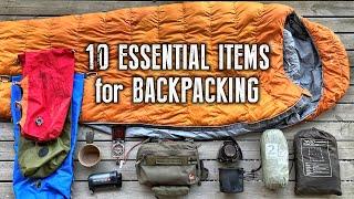 10 ESSENTIAL items for hiking & backpacking - tested for YEARS, my favorites