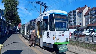 Szczecin, linia 8, Tatra KT4DtM #140+#157