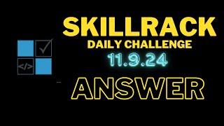 SkillRack Daily Challenge Python Solutions | | #skillrack #skillrackdaily