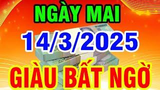 Tử Vi Ngày 14/3/2025 Đột Ngột TIỀN VỀ 7 Con Giáp TRÚNG LỚN ĐỔI ĐỜI, Cực Đỏ Cực May