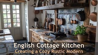 Cozy and Timeless: Rustic Modern English Cottage Kitchen Inspiration