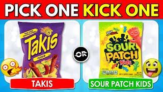 Pick One, Kick One... Spicy VS Sour JUNK FOOD ️