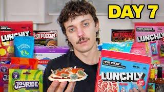 I Ate Only YouTuber Food Products for 1 Week