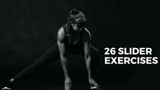 26 Slider Exercises | Full Body and Core Training