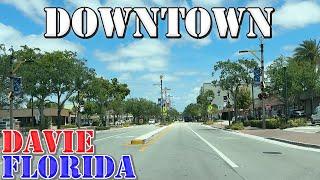 Davie - Florida - 4K Downtown Drive