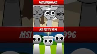 sprunki msi ParaSprunki vs 1996 - sound all characters #sprunki #incredibox #clukr