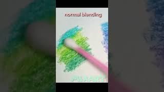 how to blend colour perfectly with oil #shorts #drawing #youtube #viral