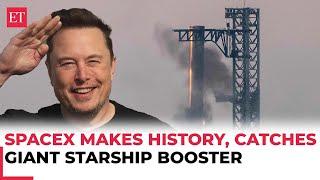 SpaceX makes history, catches giant Starship booster; big boost for Elon Musk's Mars mission