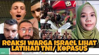 REAKSI WARGA ISRAEL DAN PALESTINA MELIHAT AKSI TNI - OME TV INTERNATIONAL