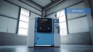 Depowdering system SFM-AT800-S by Solukon product video