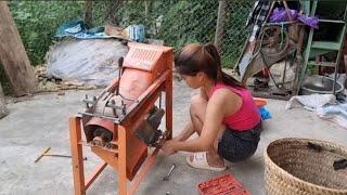 Full video of the highland girl's efforts to complete repairs and replace spare parts