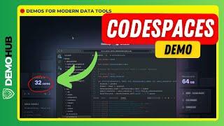 GitHub Codespaces Demo // Powerful IDE in the Browser (and Github.dev) | Demohub.dev