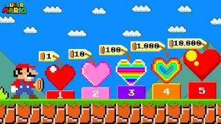 Can Mario Buy all the Hearts in Super Mario Bros.?