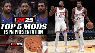 These NBA 2K25 Mods Change EVERYTHING! ESPN Presentation!