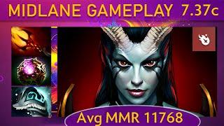 ⭐ 7.37c Queen of Pain |K+A-D - 39 KP - 76%| Mid Gameplay - Dota 2 Top MMR