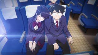 Komi Sleeps on Tadano's Shoulder - Komi Can't Communicate Season 2