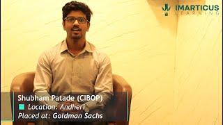 Unlock Career in Investment Banking at Goldman Sachs | Student Speaks Imarticus Learning