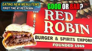 Trying Red Robin's NEWEST MENU ITEMS | Food Review