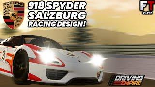 SHOULD YOU BUY PORSCHE 918 SPYDER SALZBURG RACING DESIGN In Roblox Driving Empire?!