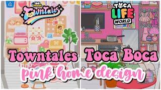 Toca Boca X Towntales Pink Home Design Idea 