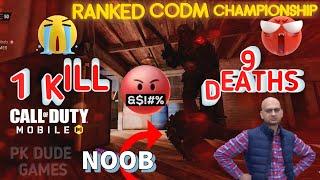 Noob Quits Cod Mobile ranked match World Championship